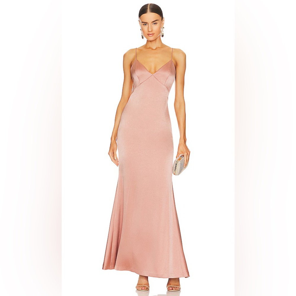 ALICE + OLIVIA Julietta Slip Dress in Burnt Rose Size 4